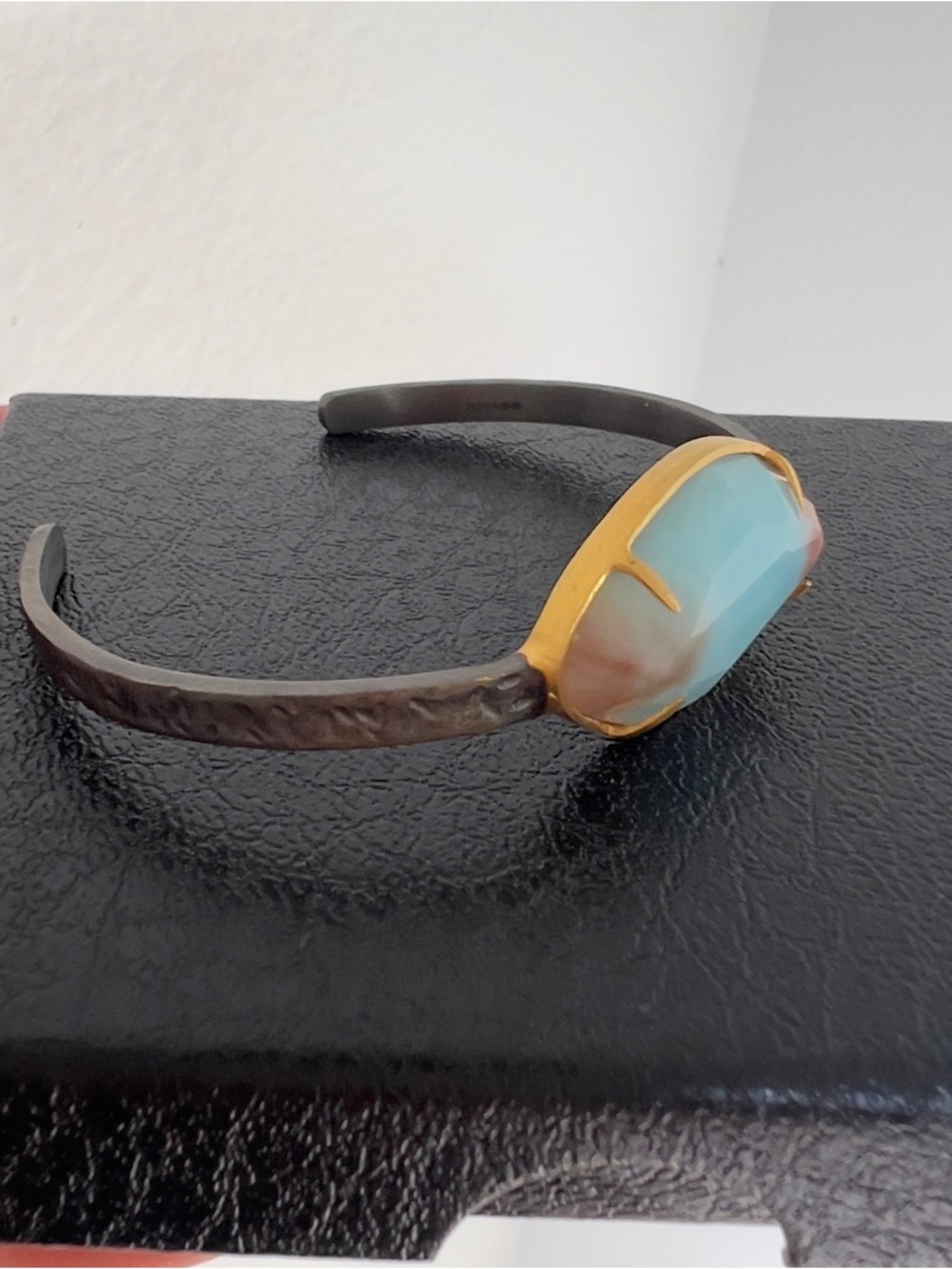 Free People Robindira Unsworth Amazonite Cuff Bracelet - Picture 2 of 8